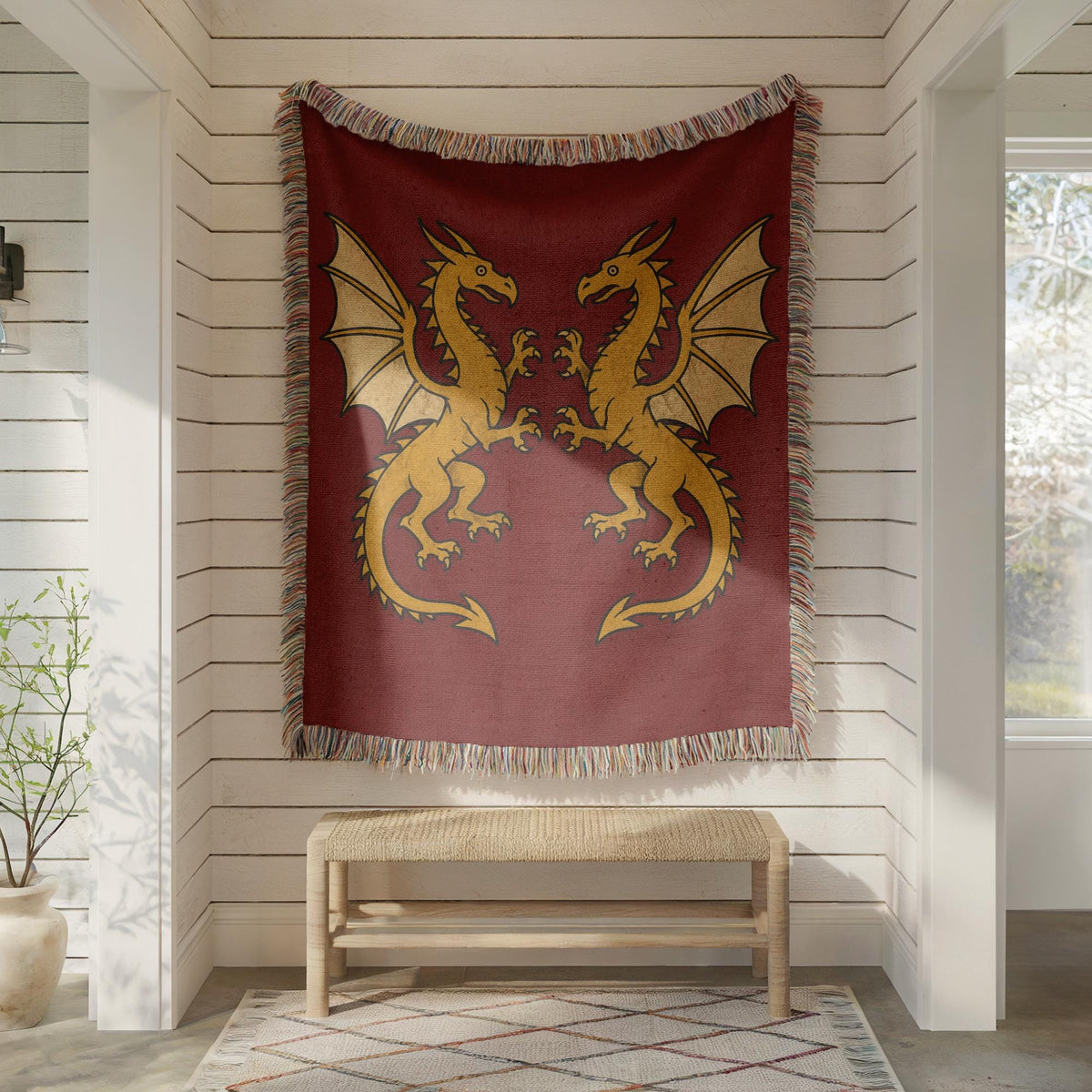Dragon Woven Blanket