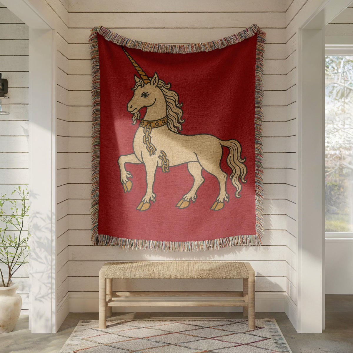 Unicorn Woven Blanket