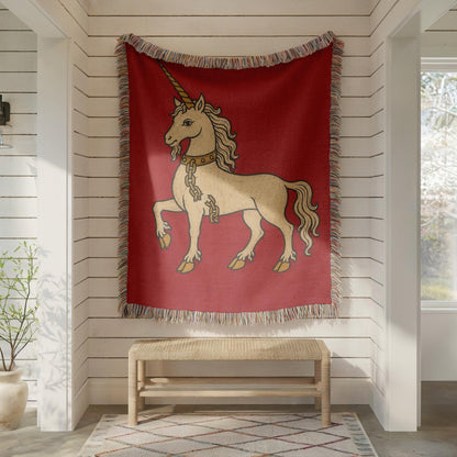 Unicorn Woven Blanket