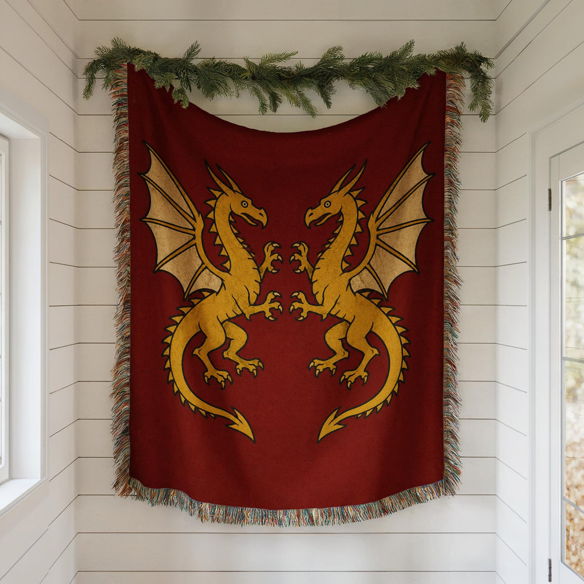 Dragon Woven Blanket