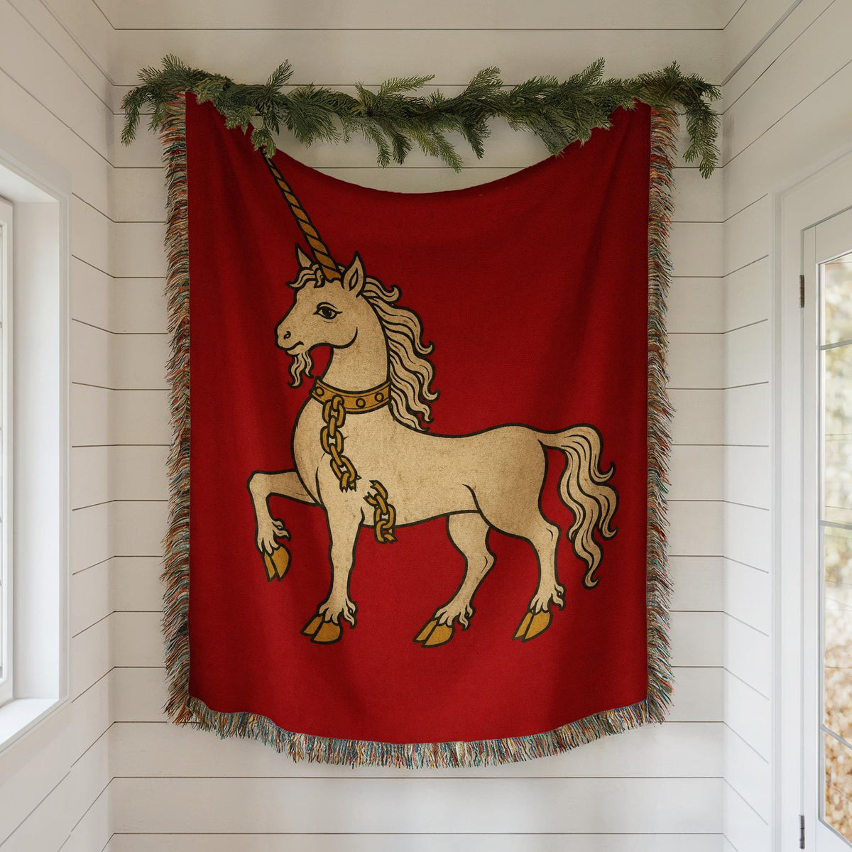 Unicorn Woven Blanket