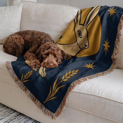 Rabbit Woven Blanket