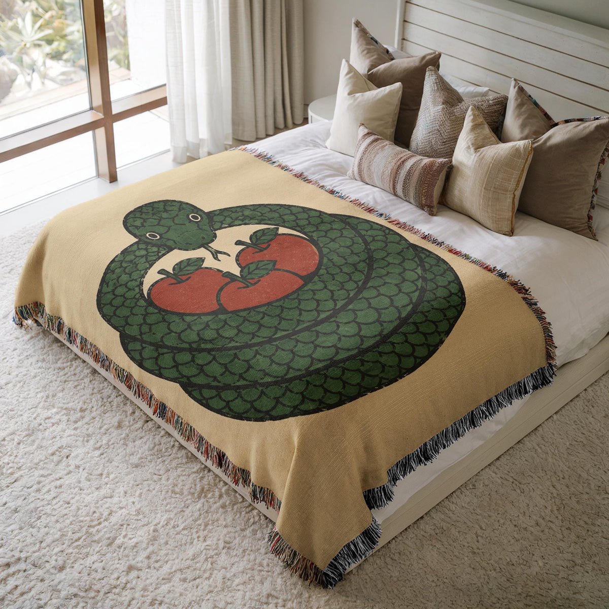 Snake Woven Blanket