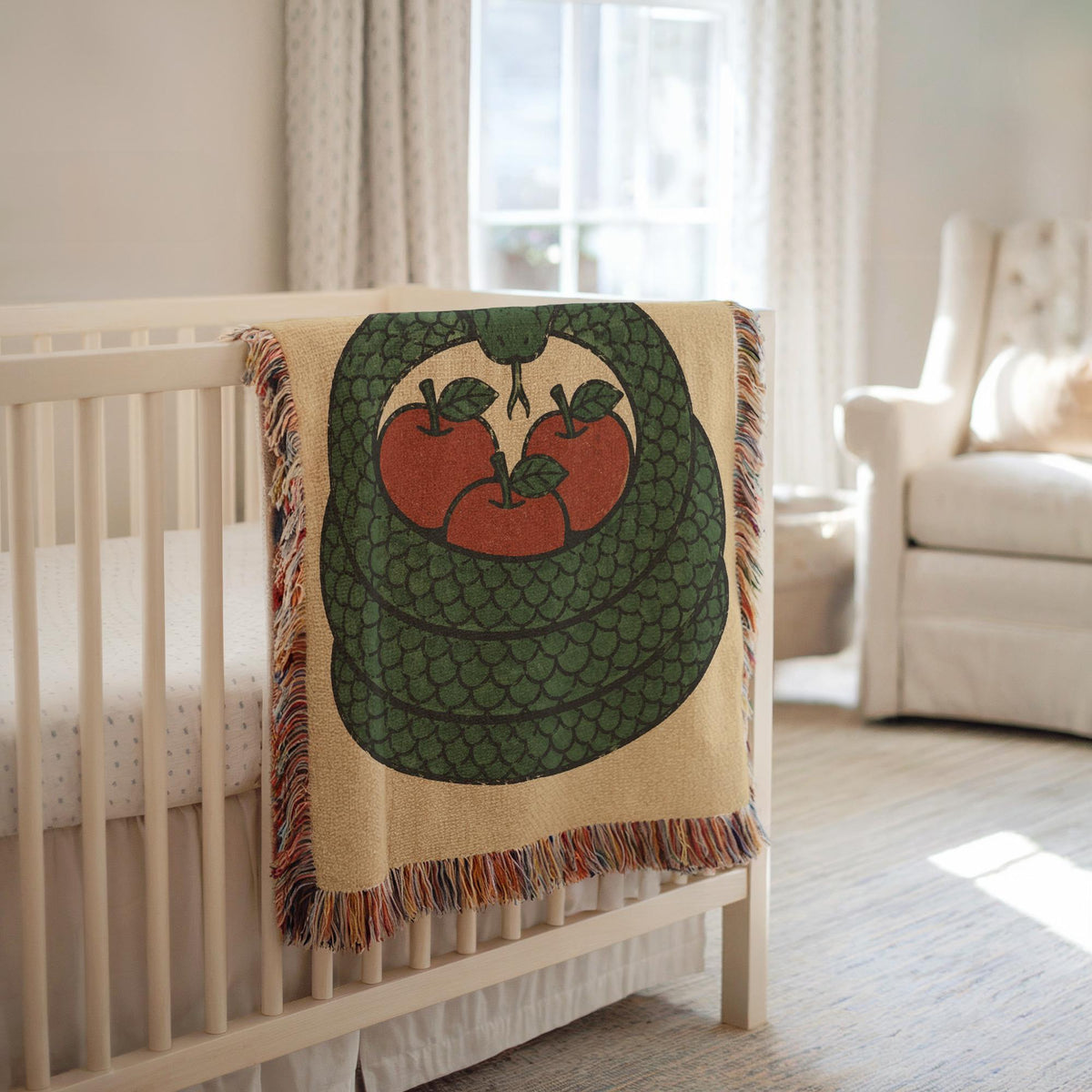 Snake Woven Blanket