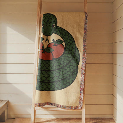 Snake Woven Blanket