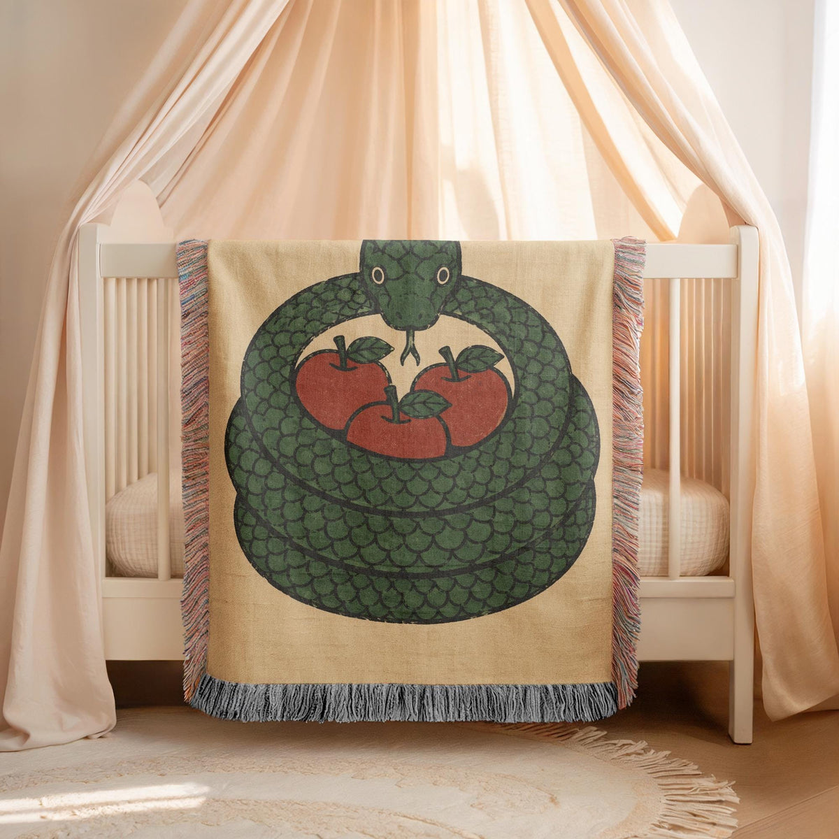 Snake Woven Blanket