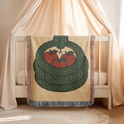 Snake Woven Blanket