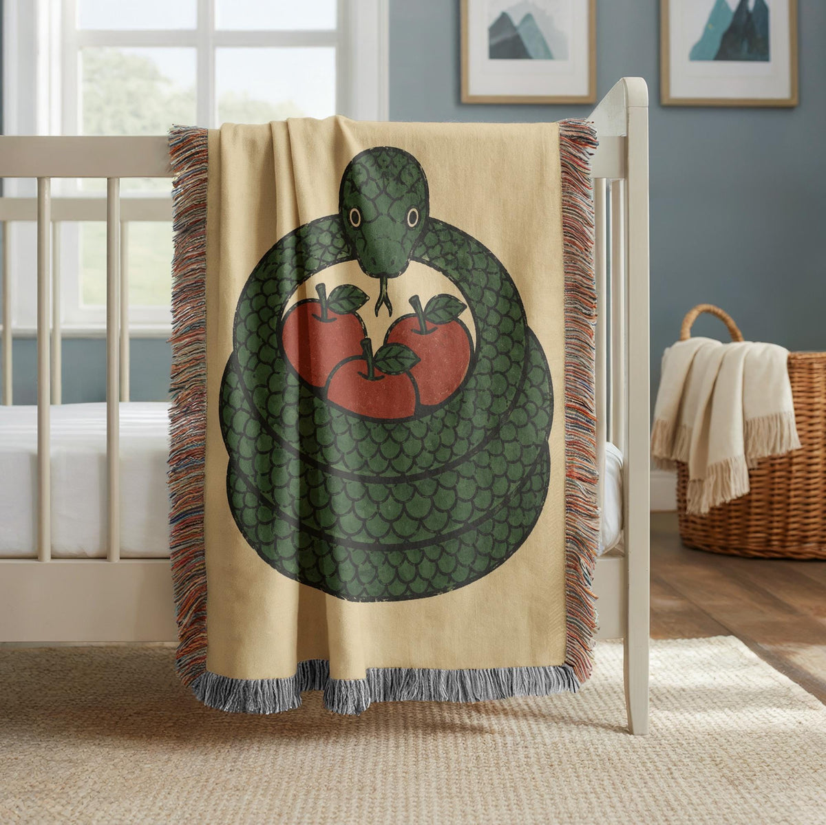 Snake Woven Blanket