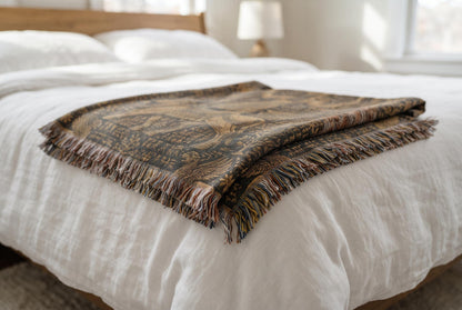 Mesopotamian Storm God Woven Blanket