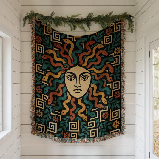 Medusa Woven Blanket