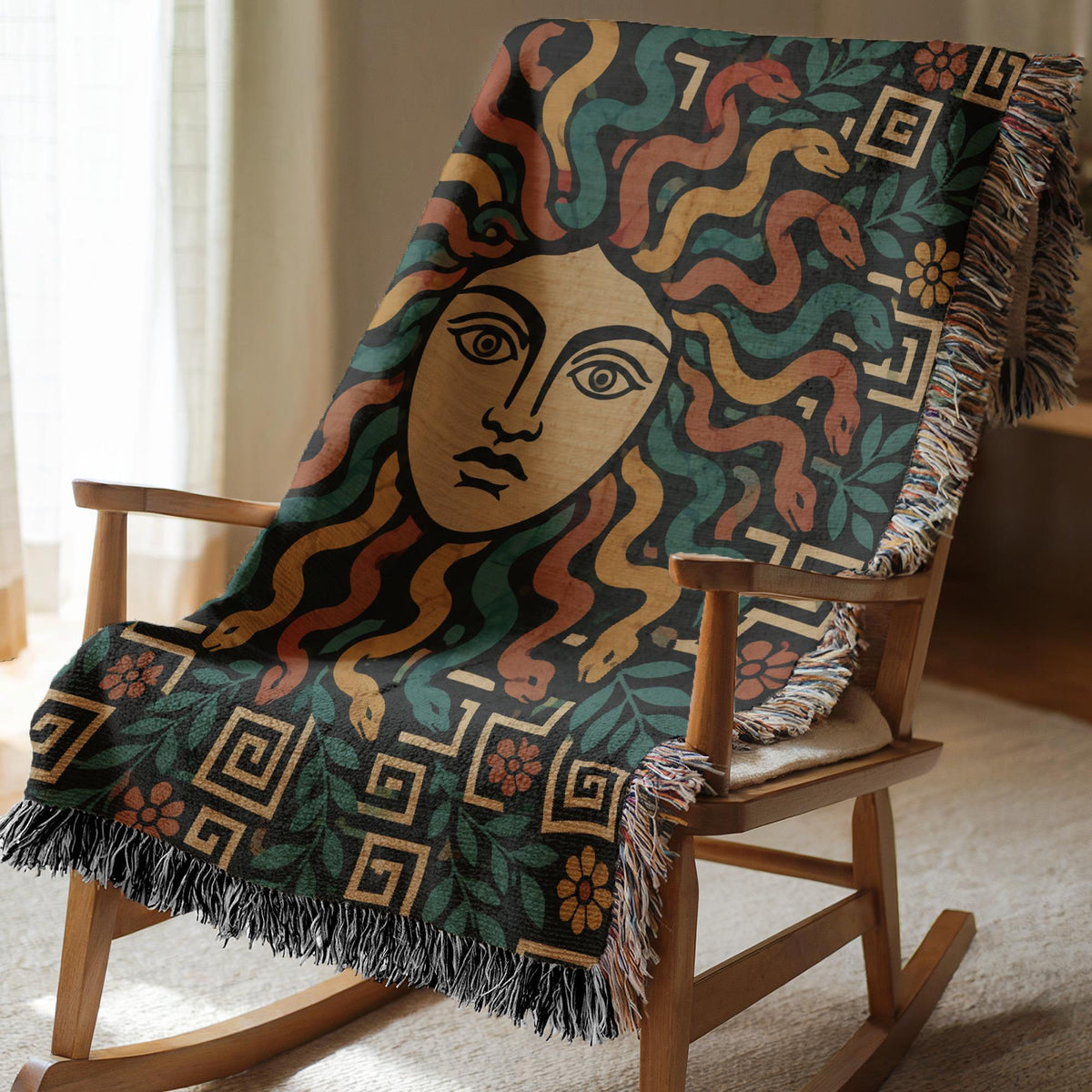 Medusa Woven Blanket