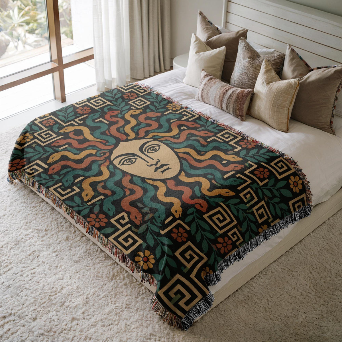 Medusa Woven Blanket