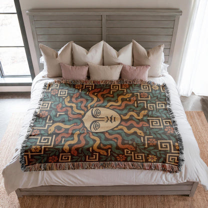 Medusa Woven Blanket
