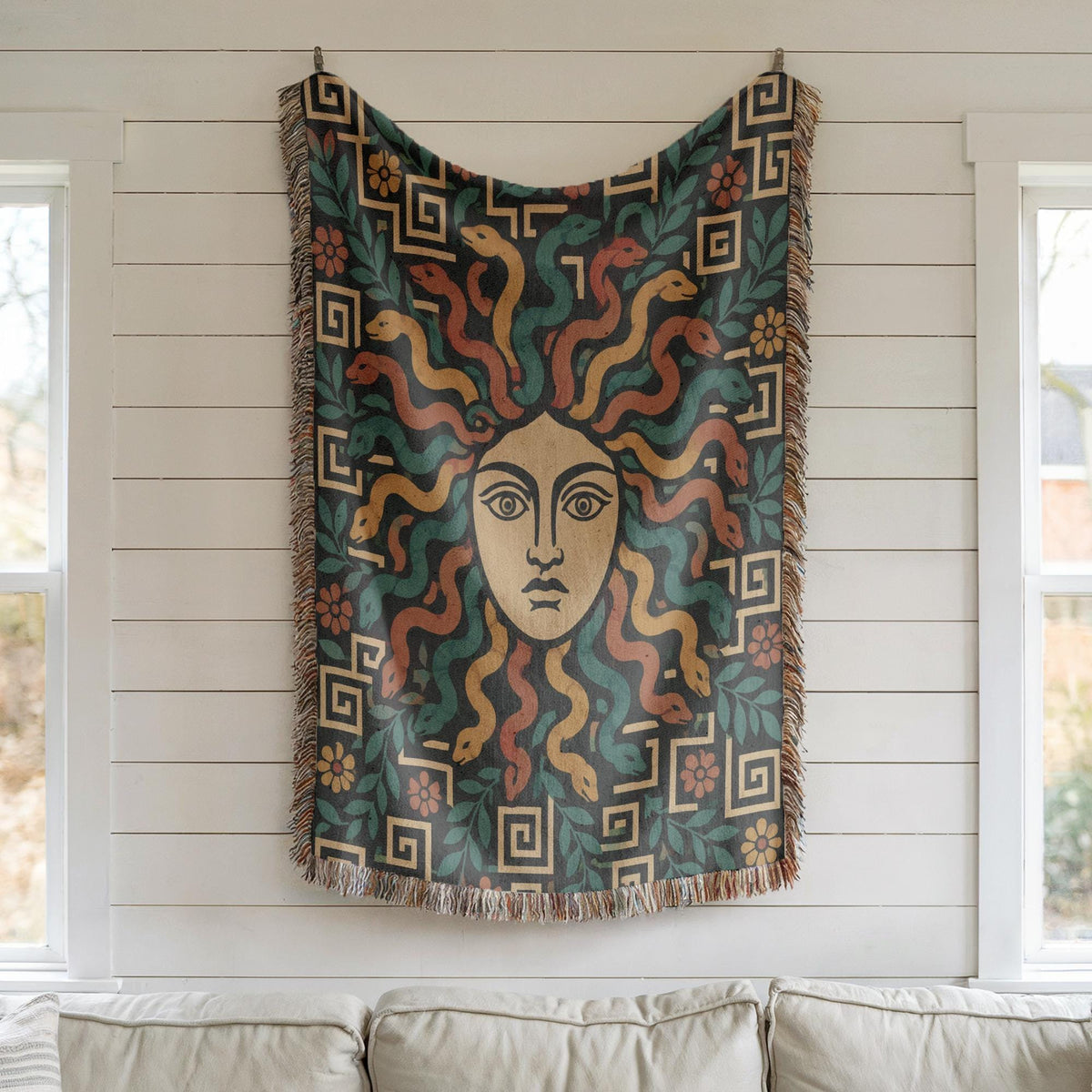 Medusa Woven Blanket