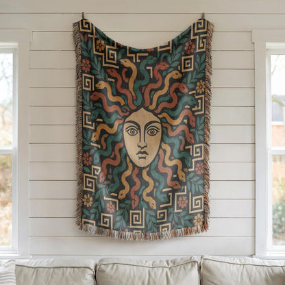 Medusa Woven Blanket
