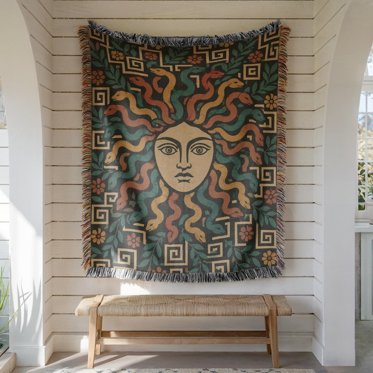 Medusa Woven Blanket
