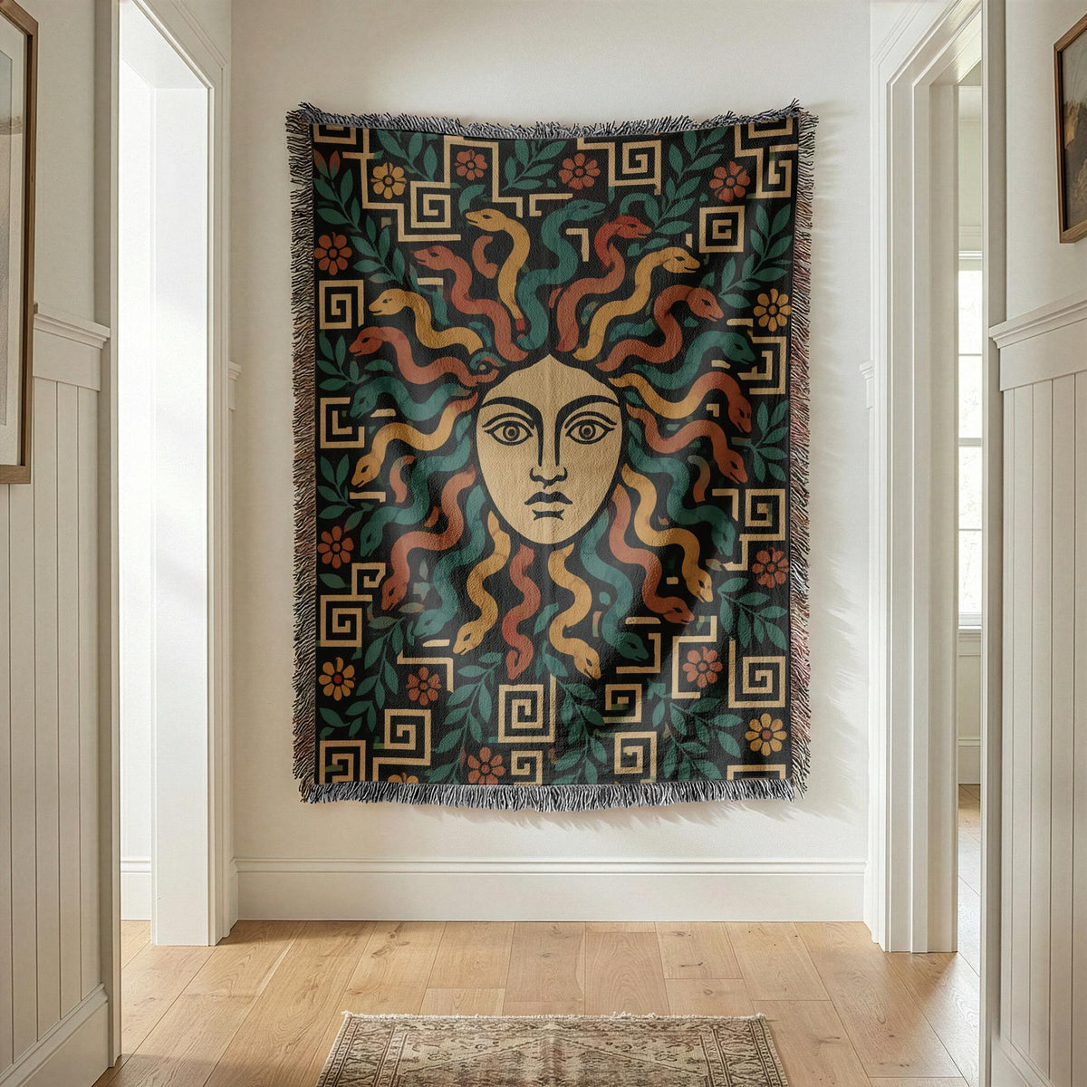 Medusa Woven Blanket