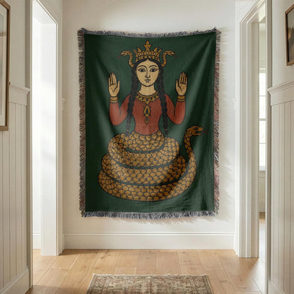 Shahmaran Woven Blanket