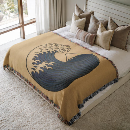 Great Wave Woven Blanket