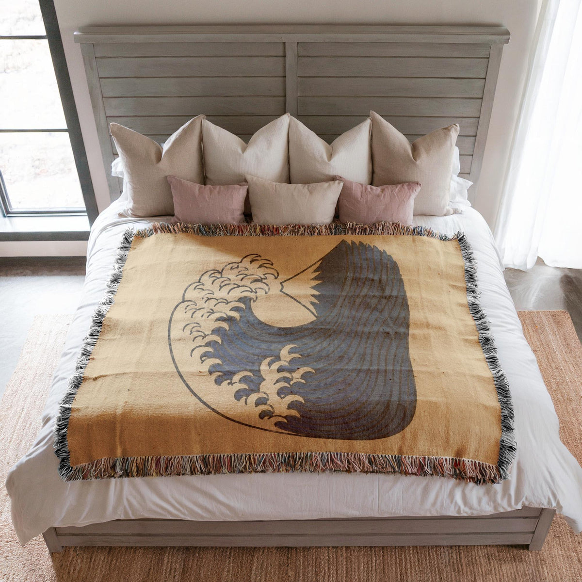 Great Wave Woven Blanket