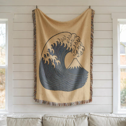 Great Wave Woven Blanket