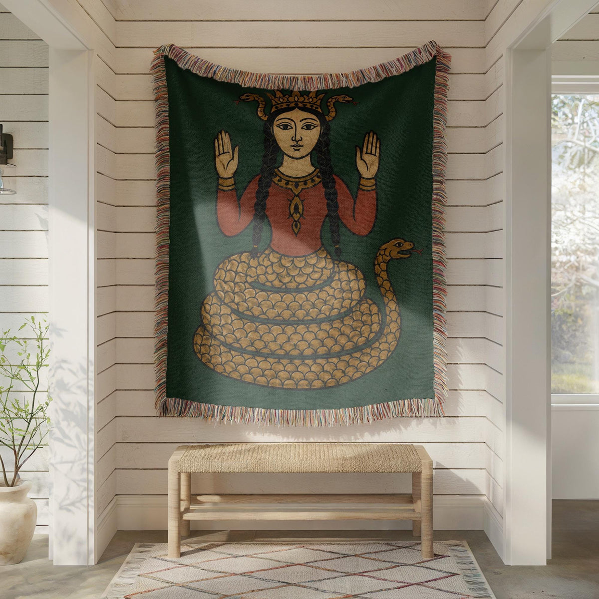 Shahmaran Woven Blanket