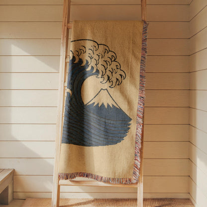 Great Wave Woven Blanket