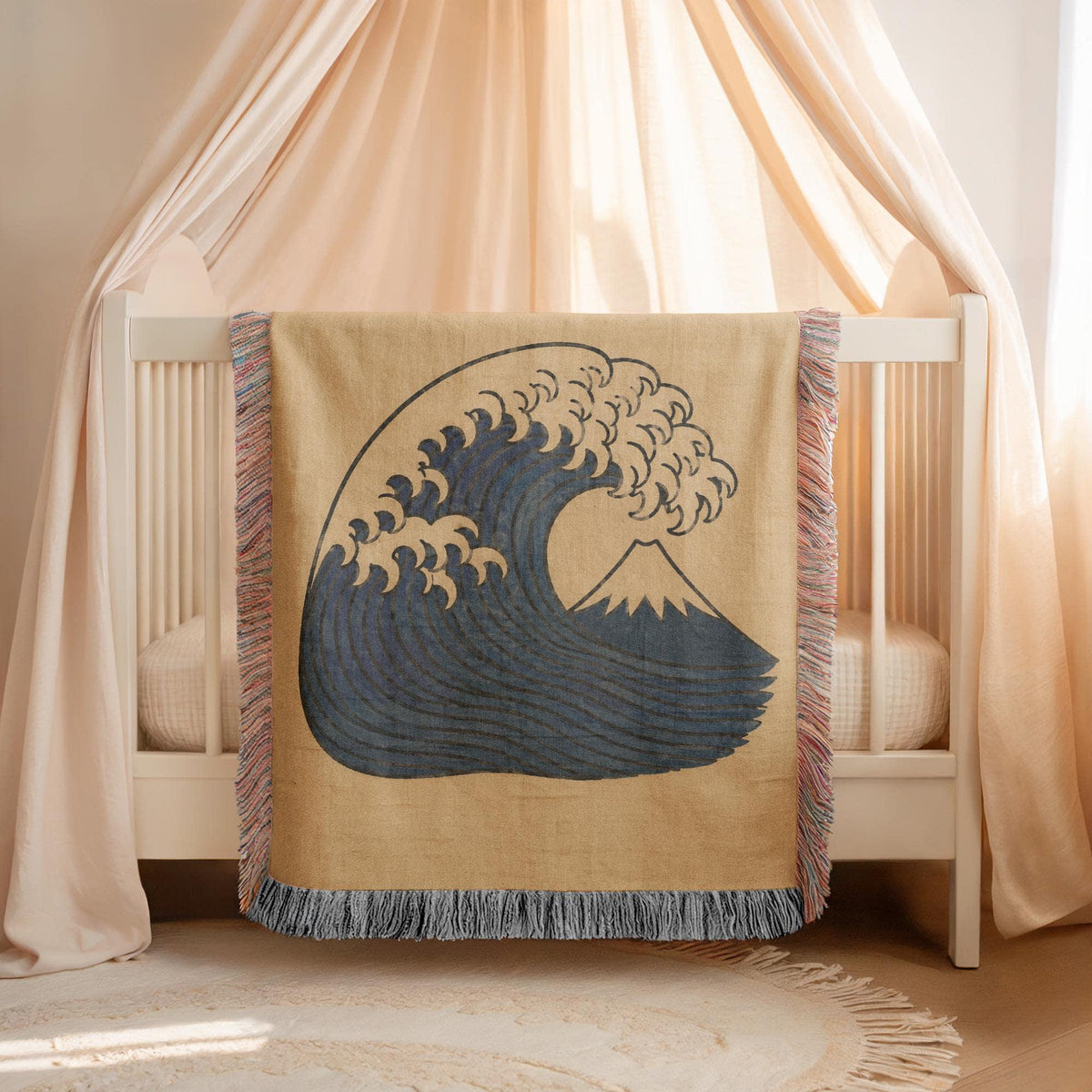 Great Wave Woven Blanket