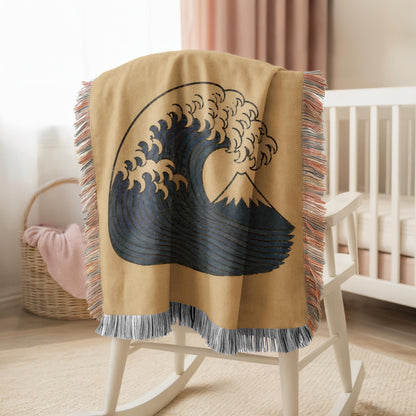 Great Wave Woven Blanket