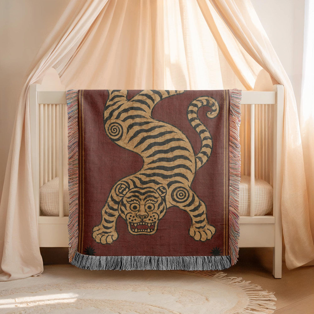 Tibetan Tiger Woven Blanket