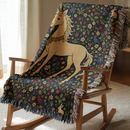 Unicorn Woven Blanket
