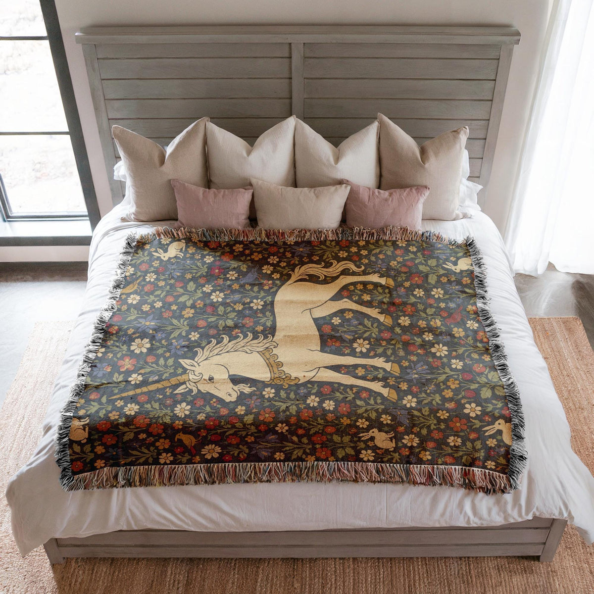 Unicorn Woven Blanket
