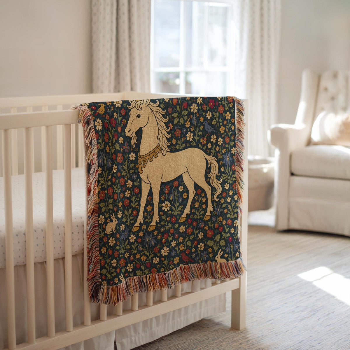 Unicorn Woven Blanket
