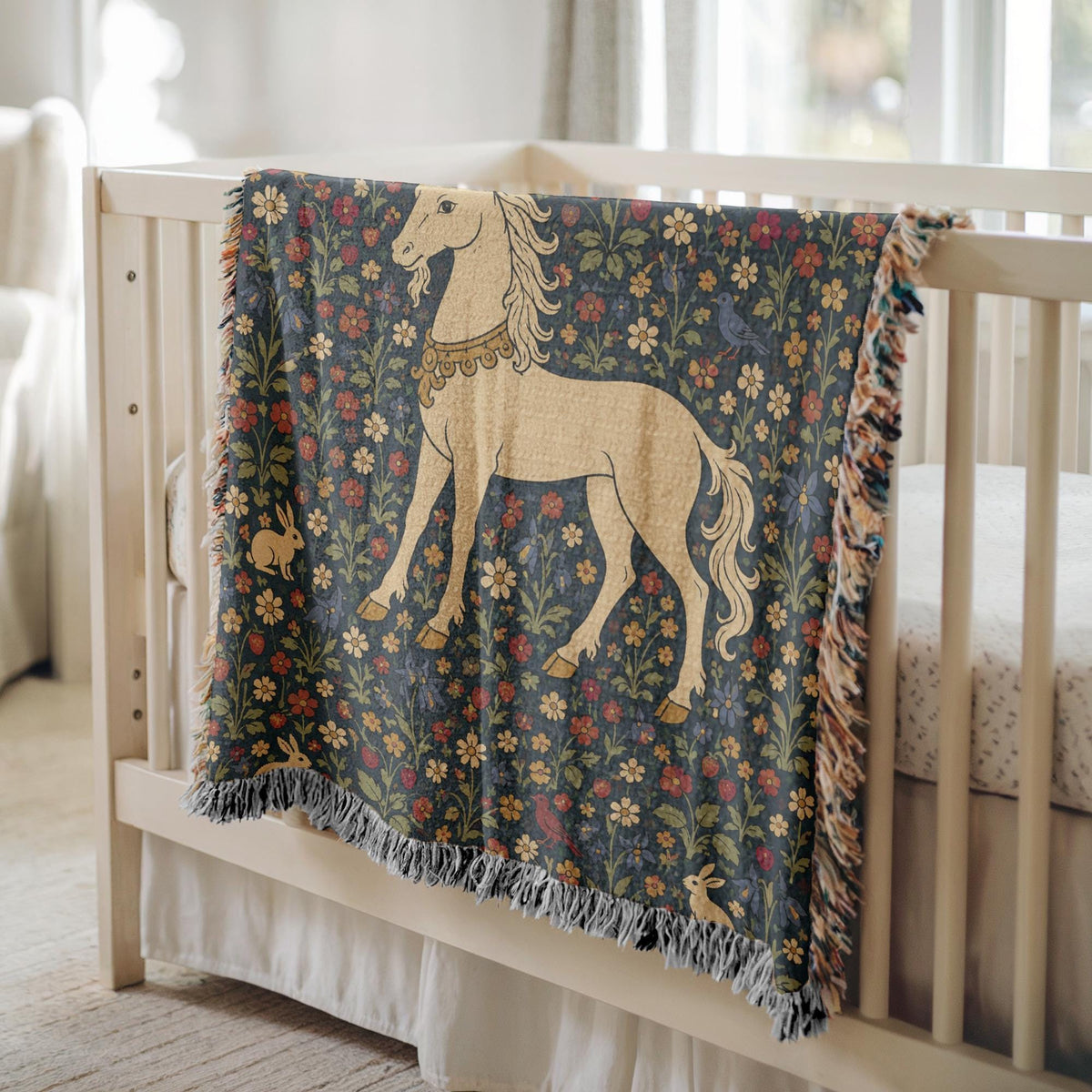 Unicorn Woven Blanket