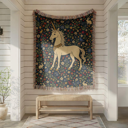 Unicorn Woven Blanket