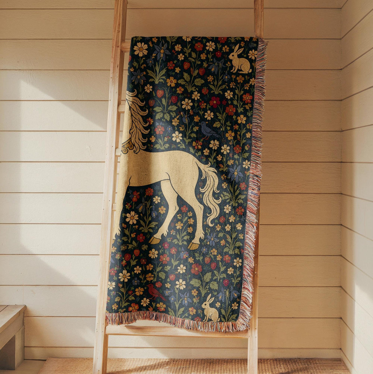 Unicorn Woven Blanket