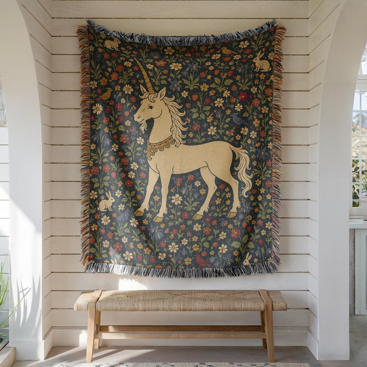 Unicorn Woven Blanket