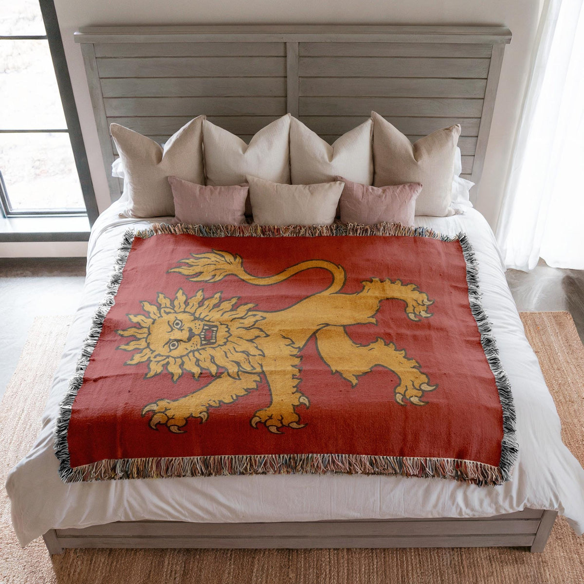 Lion Rampant Woven Blanket