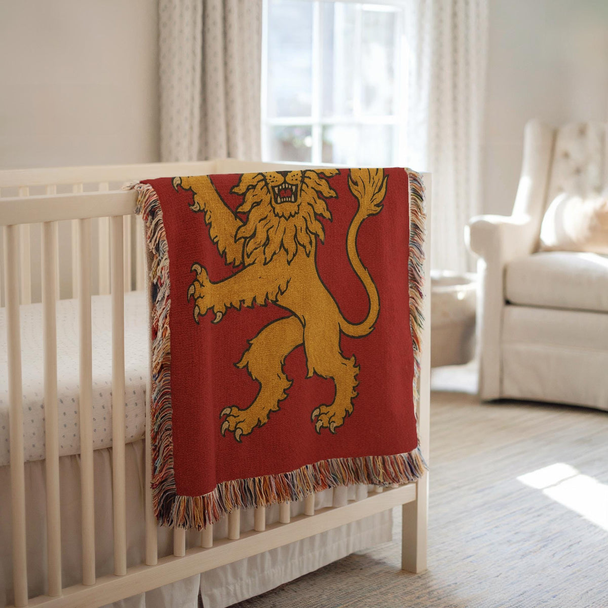 Lion Rampant Woven Blanket