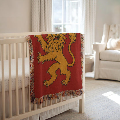 Lion Rampant Woven Blanket