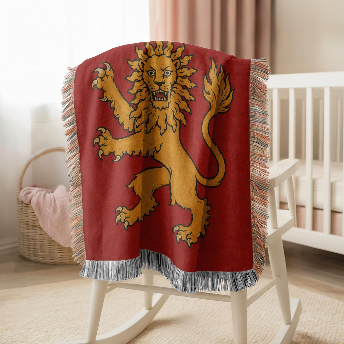Lion Rampant Woven Blanket
