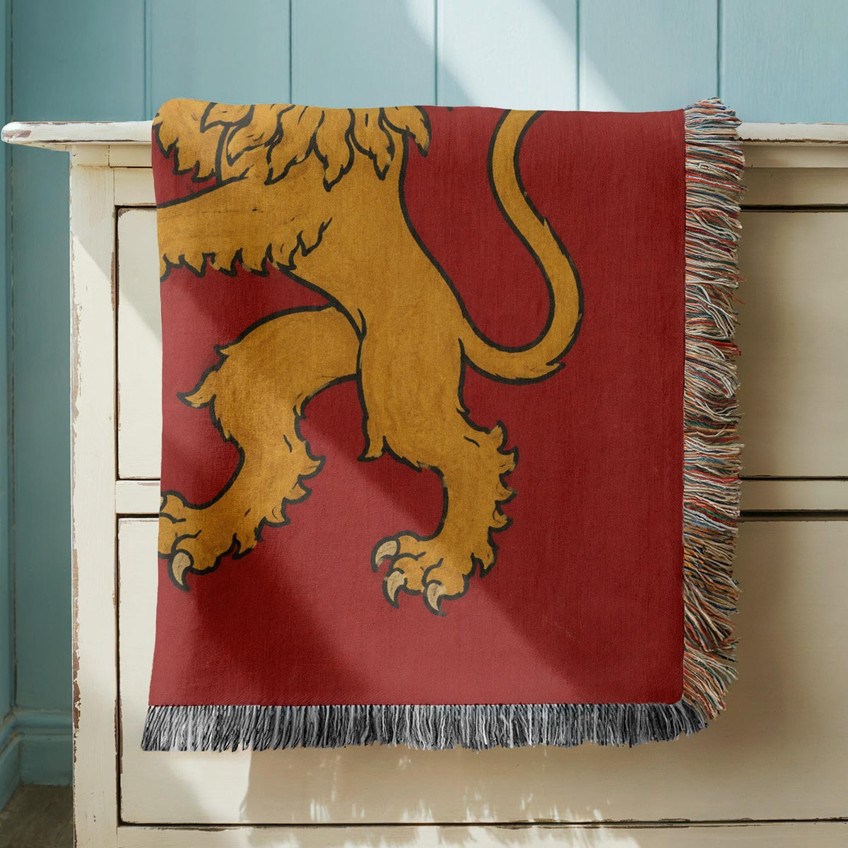 Lion Rampant Woven Blanket