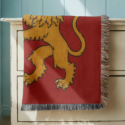 Lion Rampant Woven Blanket