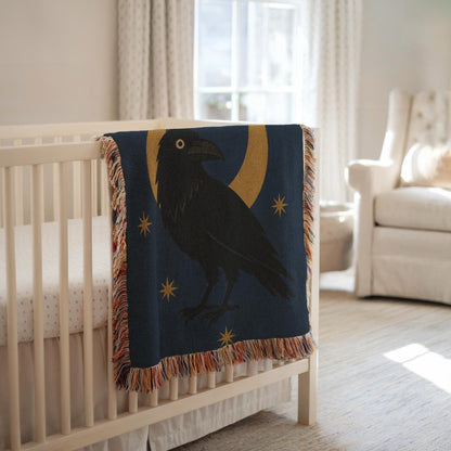 Raven Woven Blanket
