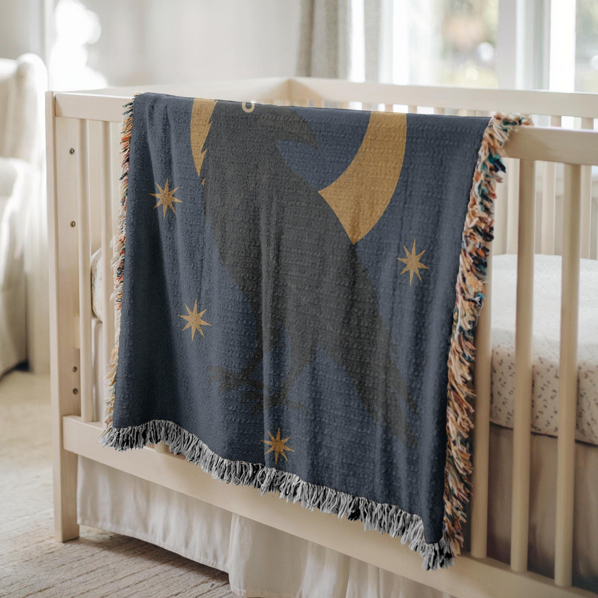 Raven Woven Blanket