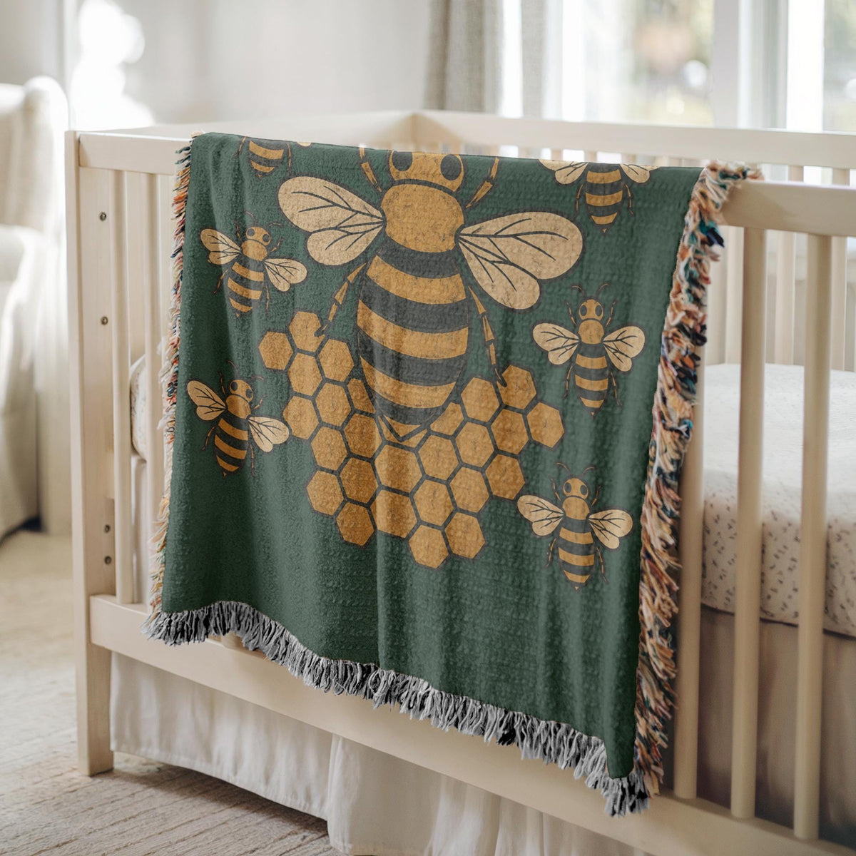 Bee Woven Blanket