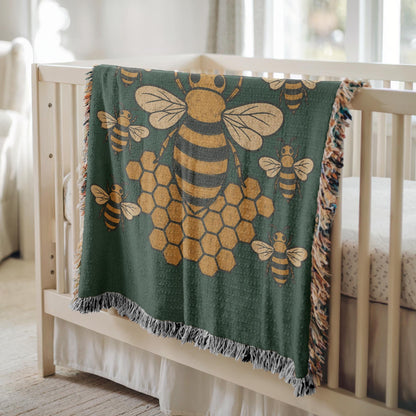 Bee Woven Blanket