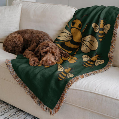 Bee Woven Blanket