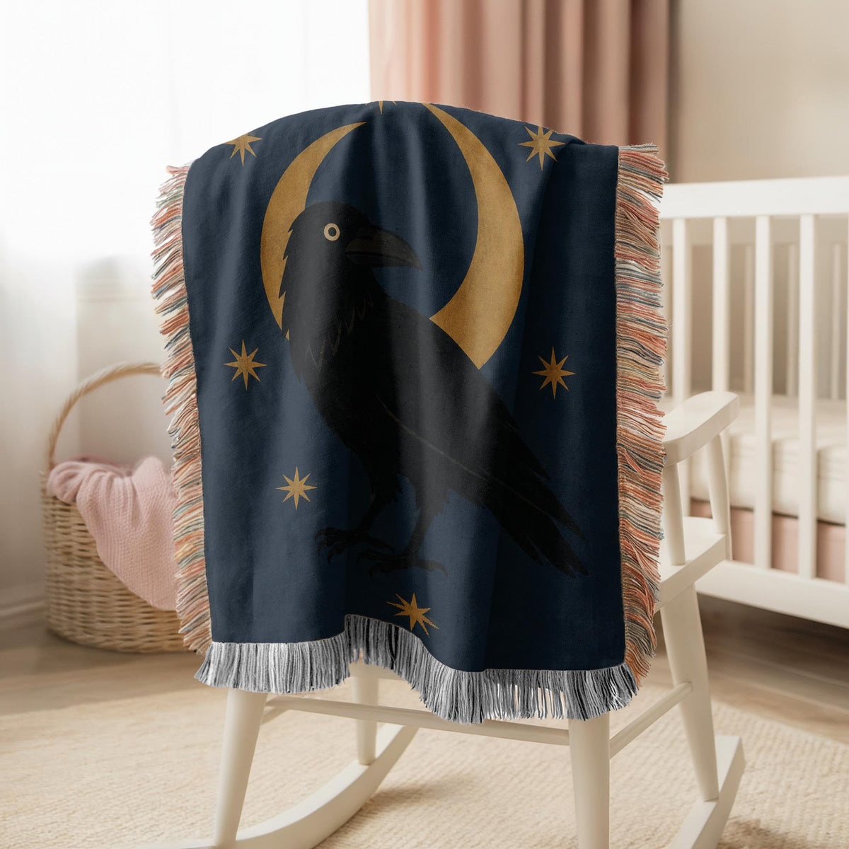 Raven Woven Blanket