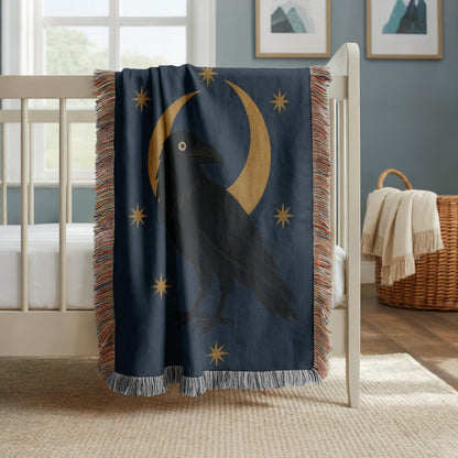 Raven Woven Blanket